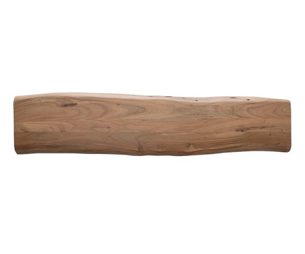 Deska lavice Live Edge nepravidelná hrana 295x40x5 akácieová příroda