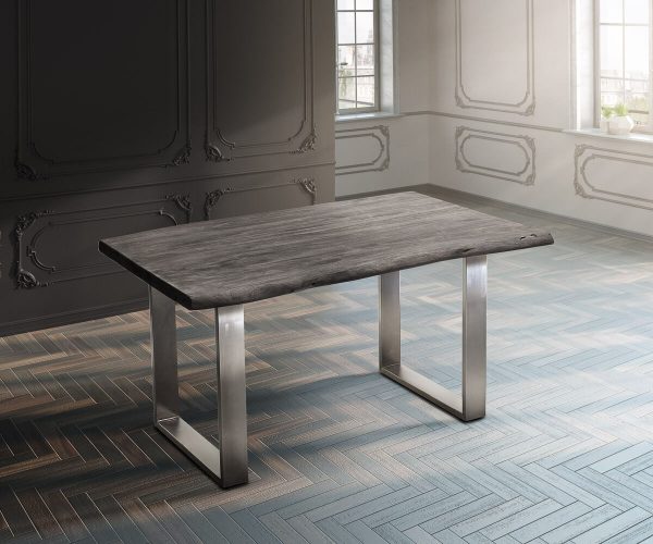 Stolová deska Edge 140x90cm XL platinová akácie - Image 5