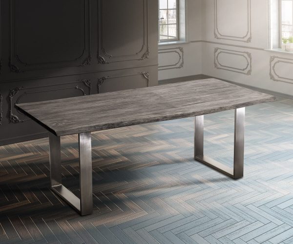 Stolová deska Edge 200x100cm platinová akácie - Image 5