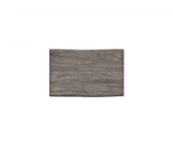 Jídelní stůl Edge 140x90 Acacia Platinum Metal Sloping Live-Edge - Image 4