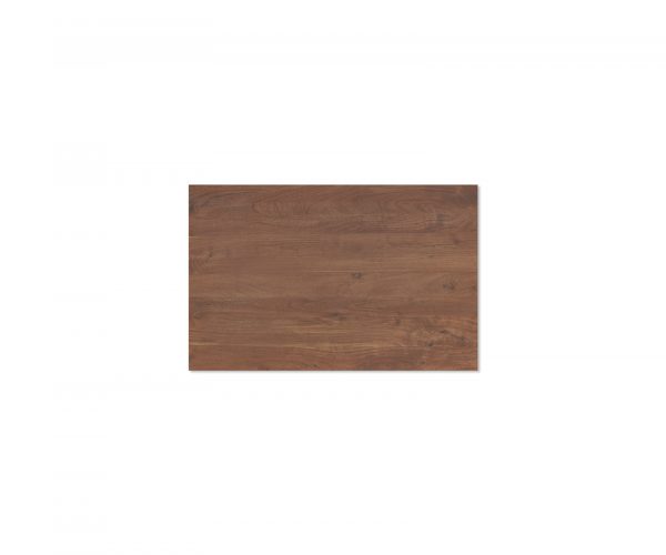 Jídelní stůl Edge 140x90 cm akácie hnědá kovová šikmá podnož švýcarská hrana - Image 4