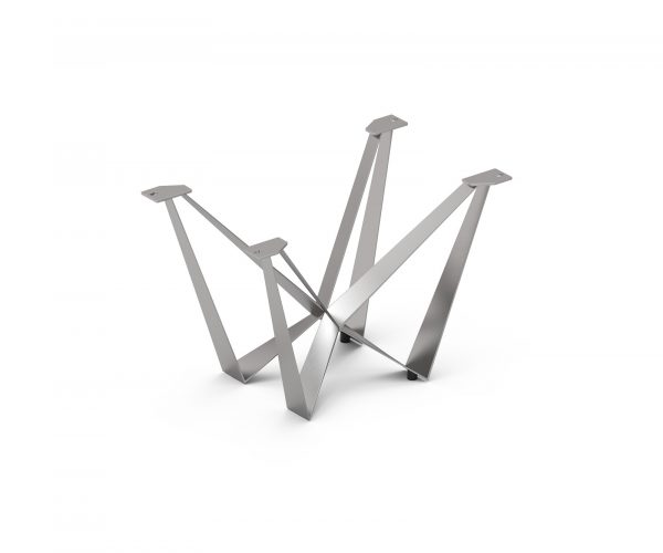Stolový rám Spider Metal Silver pro stolové desky od 140-200 cm