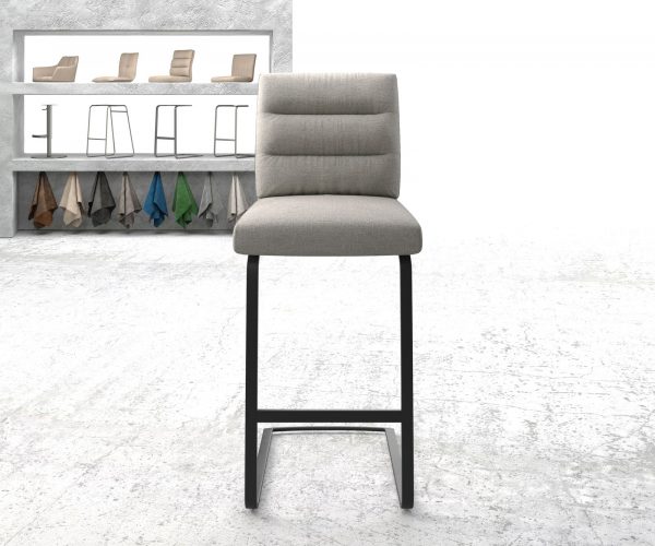 Barová židle Pela-Flex Stripes Light Grey Cantilever Flat Metal - Image 2