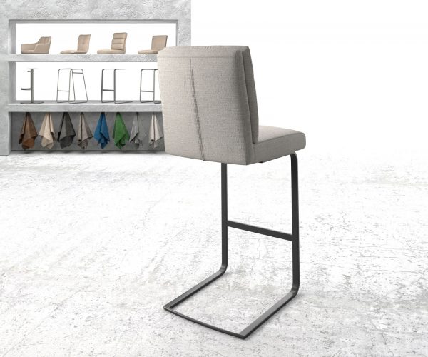 Barová židle Pela-Flex Stripes Light Grey Cantilever Flat Metal - Image 3