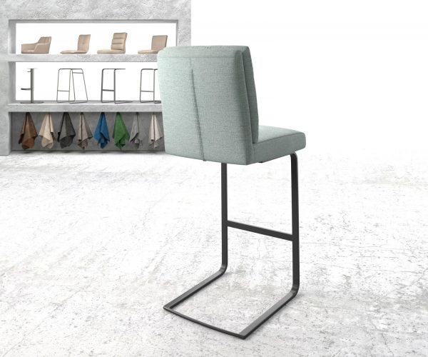 Barová židle Pela-Flex Stripes Mint Cantilever Flat Metal - Image 3