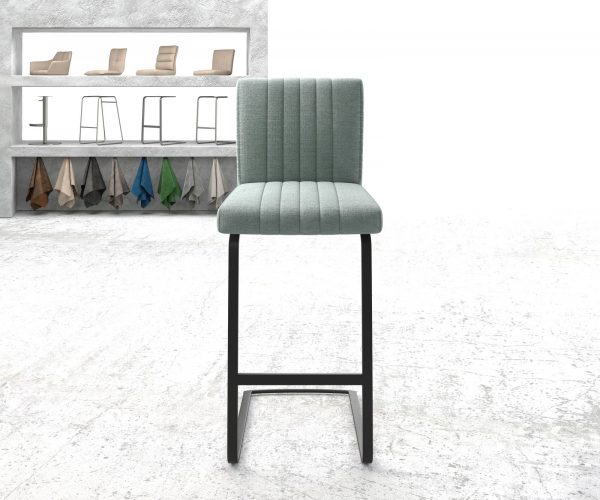 Barová židle Luiga-Flex Stripes Mint Cantilever Flat Metal - Image 2