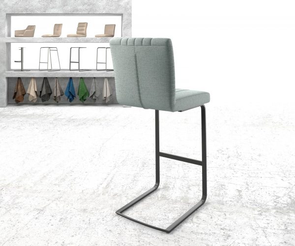 Barová židle Luiga-Flex Stripes Mint Cantilever Flat Metal - Image 3