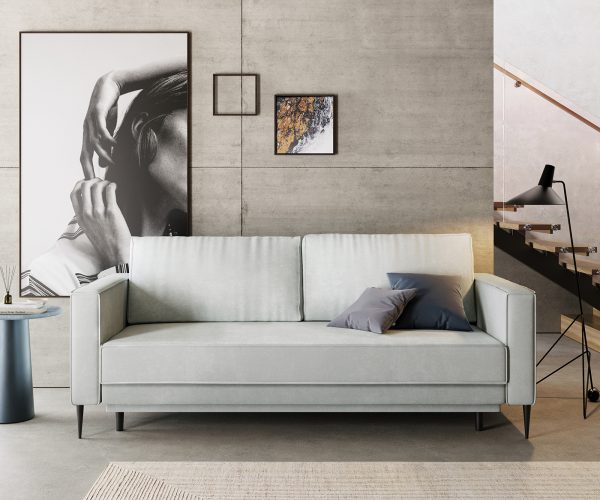 Rozkládací pohovka Thia Flat Fabric Mint 220x100 cm - Image 2