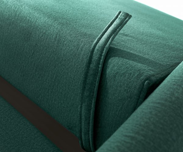 Rozkládací pohovka Fedja Velour Green 220x90 cm - Image 6