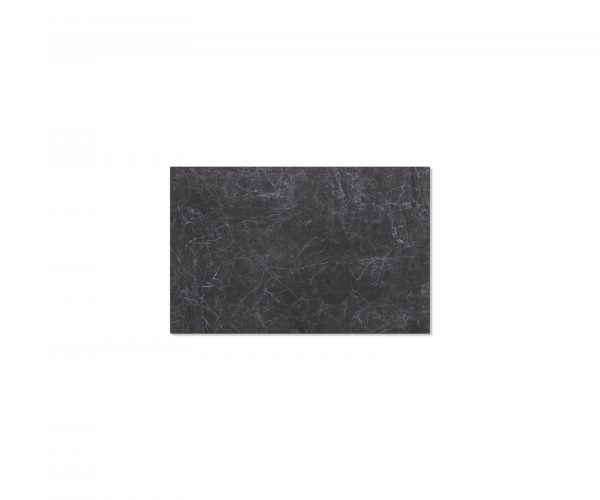 Jídelní stůl Edge 140x90cm Laminam® keramika šedá podnož černá plochá ocel - Image 4