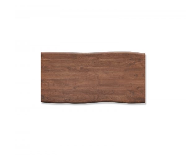 Jídelní stůl Edge 180x90cm akácie hnědá nerezová úzká podnož - Image 4