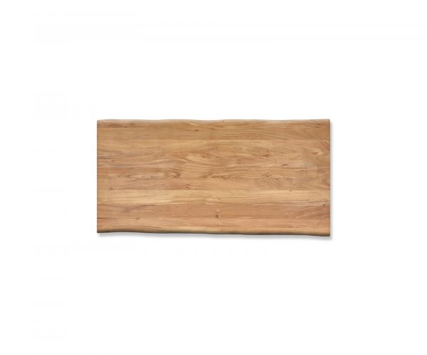 Jídelní stůl Edge 180x90cm přírodní akácie nerezová ocel úzká - Image 4
