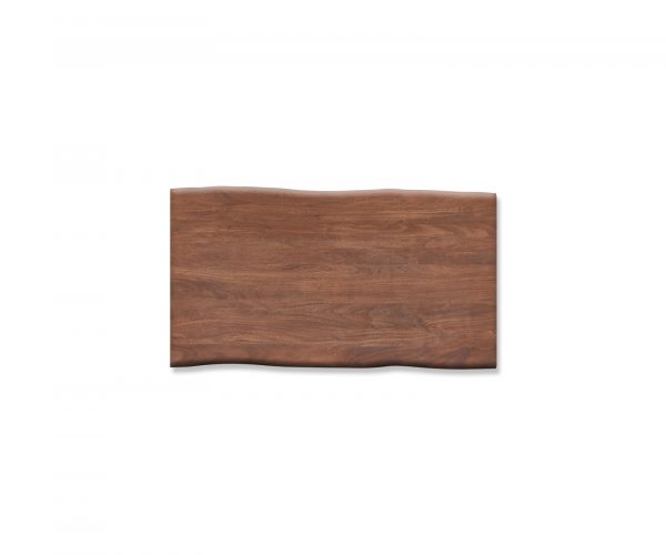 Jídelní stůl Edge 160x90cm akácie hnědá nerezová úzká podnož - Image 4