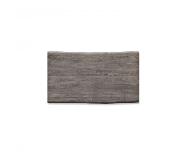 Jídelní stůl Edge 160x90cm XL platinová akácie nerezová ocel úzká - Image 4