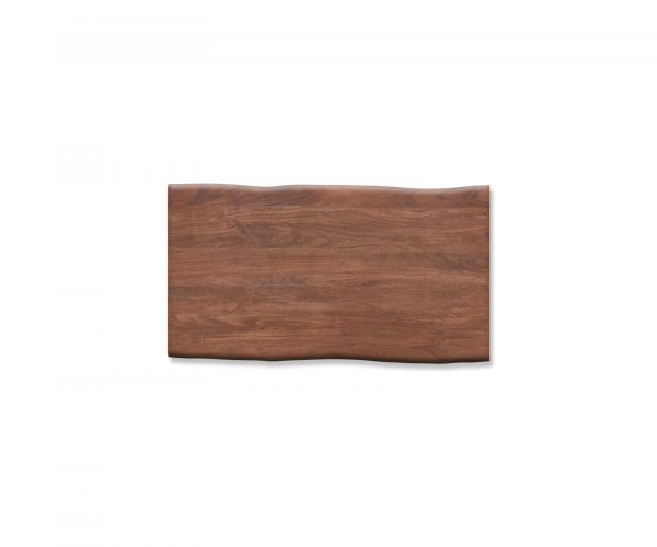 Jídelní stůl Edge 160x90cm XL akácie hnědá nerezová ocel široká - Image 4
