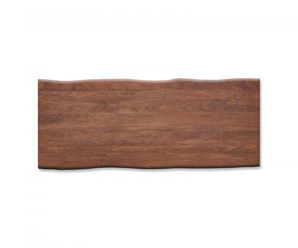 Jídelní stůl Edge 240x100cm XL hnědá akácie nerezová ocel široká - Image 4