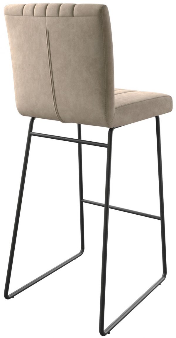 Barová židle Luiga-Flex béžový vintage tenká kovová podnož - Image 5
