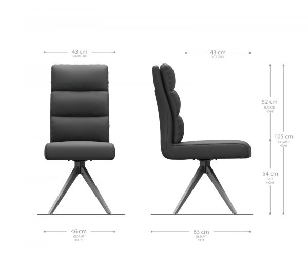 Otočná židle Pela-Flex Stripes Mint Dřevěný rám úhlově otočný o 180° jádro z kapsových pružin - Image 5
