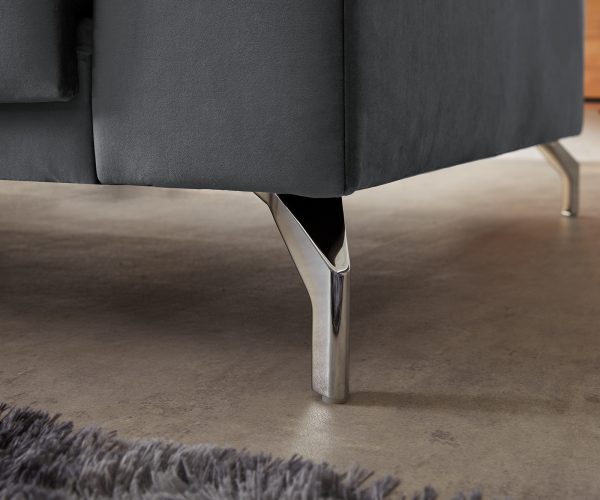 Obývací prostor Bria 270x220 cm Velvet Grey Otoman levý včetně elektrického nastavení hloubky sedáku - Image 7