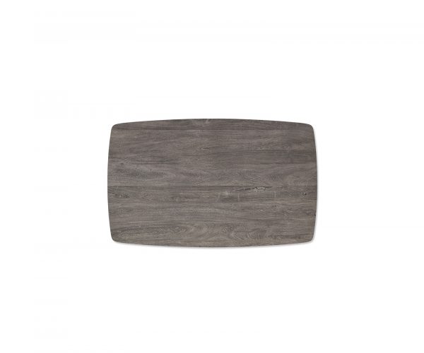 Stolová deska Edge zaoblená 160x90cm akácie platina švýcarská hrana - Image 2