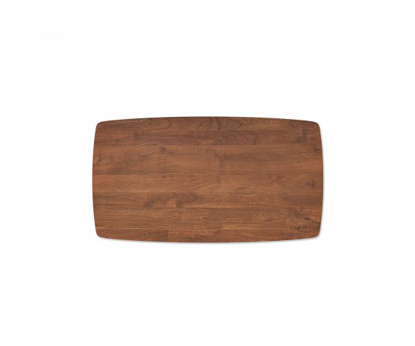 Stolová deska Edge zaoblená 180x90cm akácie hnědá švýcarská hrana - Image 2