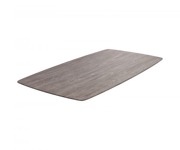 Stolová deska Edge zaoblená 180x90cm akácie platina švýcarská hrana