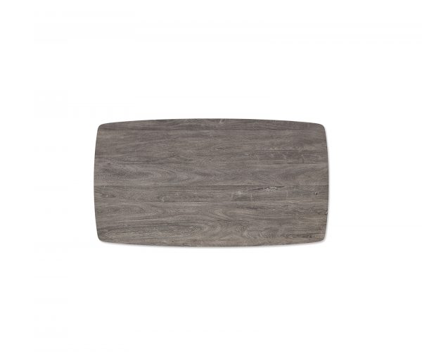 Stolová deska Edge zaoblená 180x90cm akácie platina švýcarská hrana - Image 2