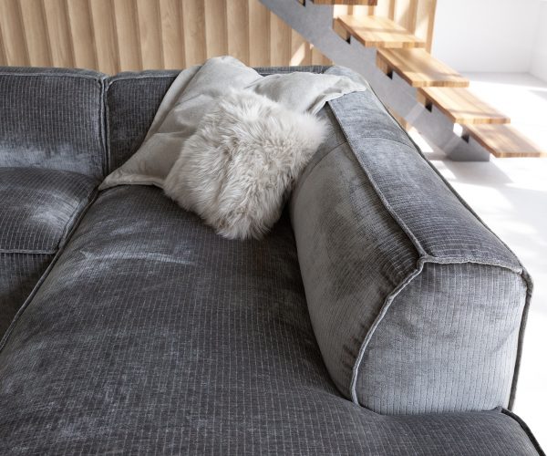 Tenso 380x230 cm Žinylka šedá Dlouhé křeslo pravé Obývací prostor - Image 6
