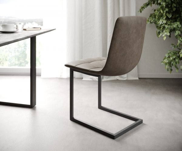 Jídelní židle Caro-Adesso Taupe Vintage Cantilever - Image 2