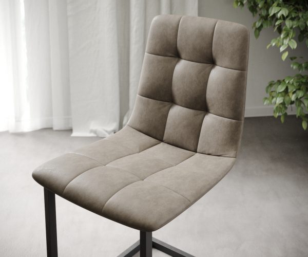 Jídelní židle Caro-Adesso Taupe Vintage Cantilever - Image 4
