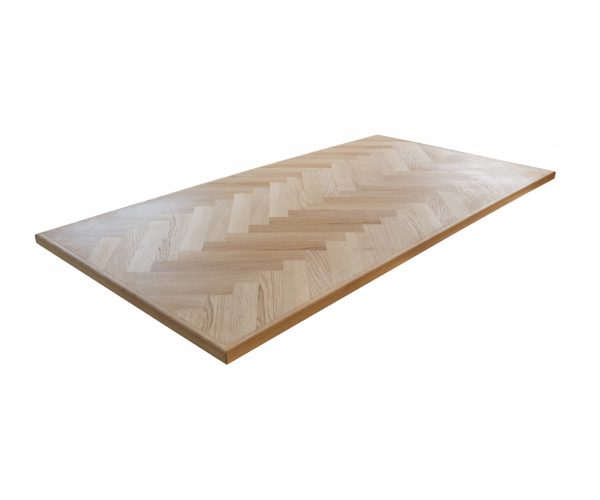 Stolová deska Edge-Pure 200x100 přírodní dub rybí kost