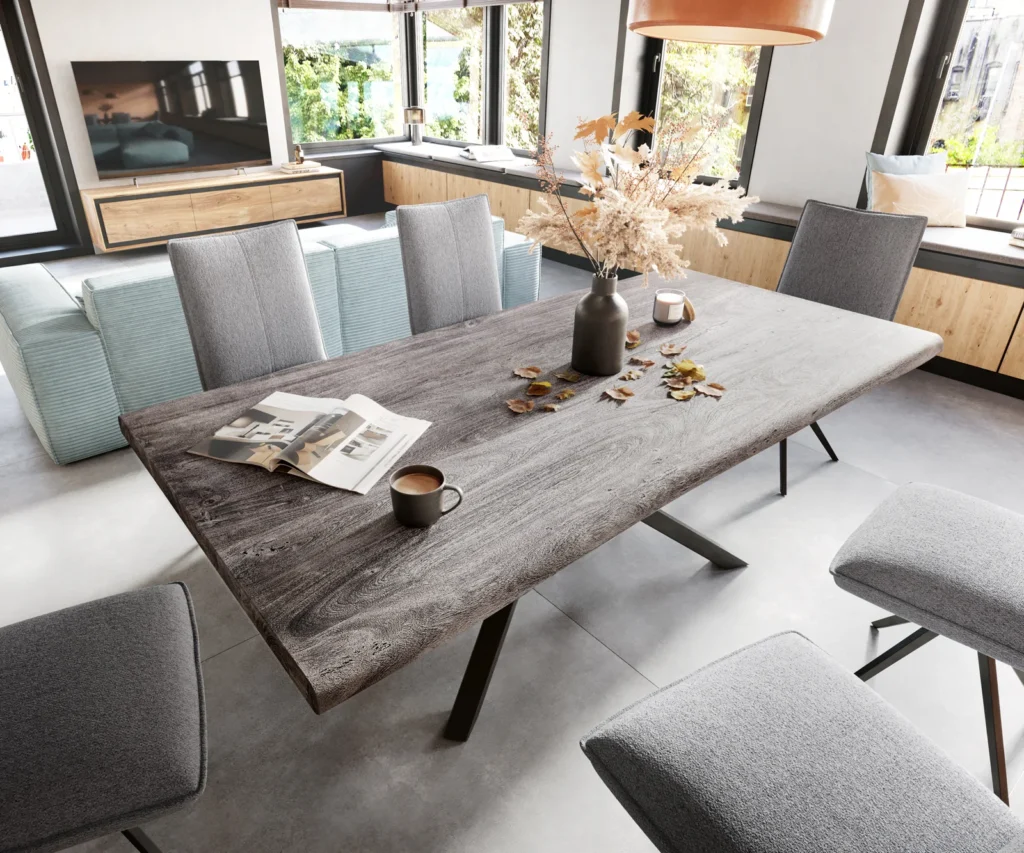 útulný obývací pokoj v teplých neutrálních barvách