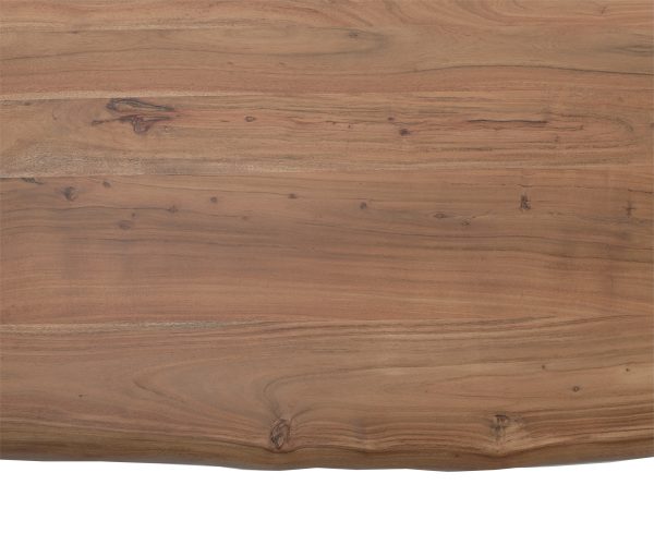 Deska Live Edge 135x40x5 cm přírodní akácie