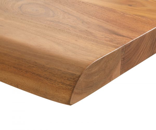 Jídelní stůl Edge 260x100 akácie přírodní kov černá - Image 5