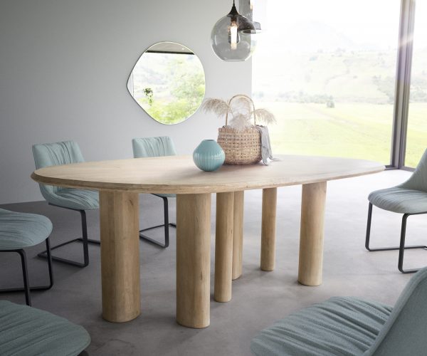 Jídelní stůl Widoa 200x120 cm mango bílá světlé