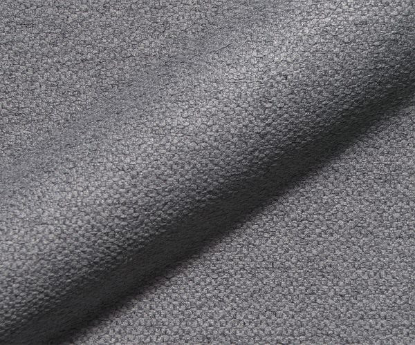 Jídelní židle Lelio-Flex Textured Fabric Light Grey 4-nohý ovál Black Pocket Springs - Image 4