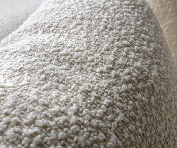 Pohovka ve tvaru "U" Estrea 500x250 cm bouclé krémově bílá kulatá - Image 6