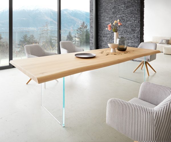 Jídelní stůl Edge 260x100 cm přírodní dub