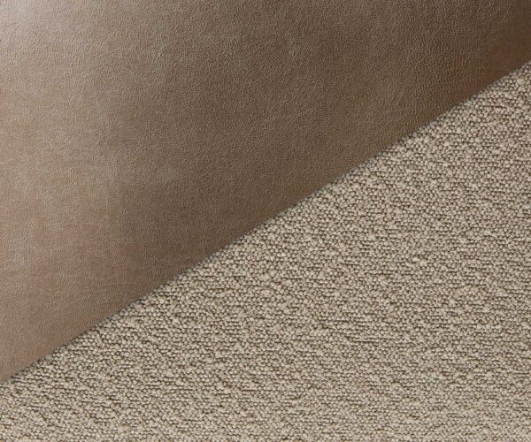 Jídelní židle Heira-Flex podnož zúžená nerezová ocel smíšené materiály taupe taštičkové pružiny - Image 3
