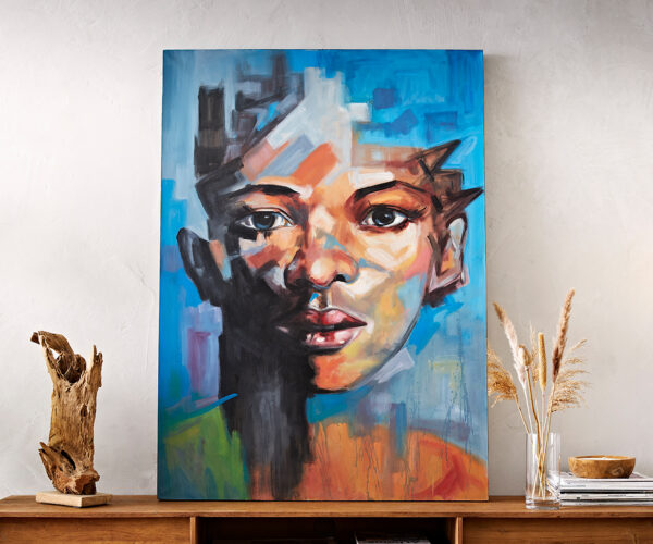 Obraz Haley 120x150 cm vícebarevný akryl na plátně - Image 3
