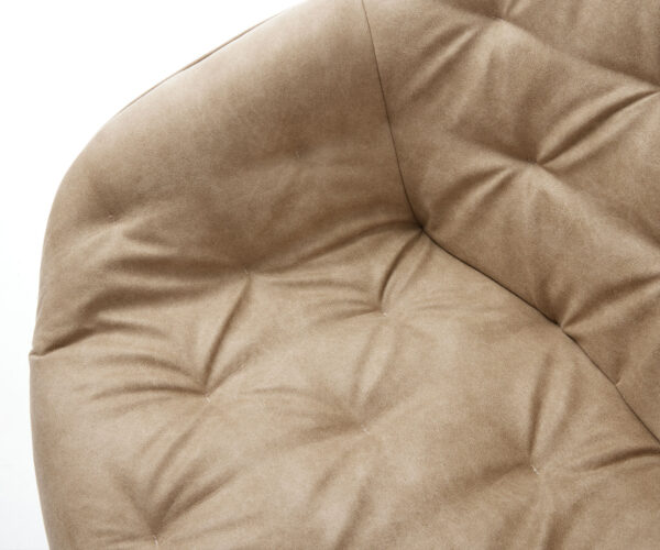 Jídelní židle Gaio-Flex béžová vintage černá podnož - Image 4