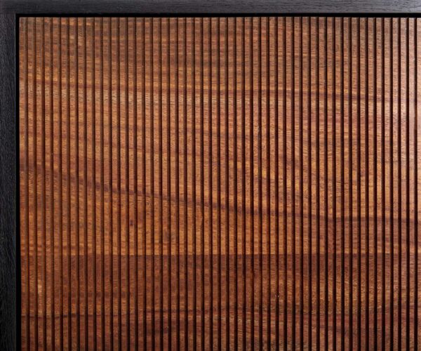 Konferenční stolek Vaag 120 cm sheesham přírodní mango černá 4 zásuvky - Image 3