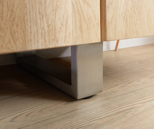 Příborník Edge 220 cm přírodní dub 6 dveří - Image 9