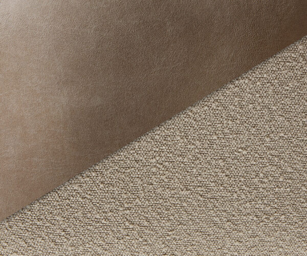 Jídelní židle Abelia-Flex s područkami mix materiálů béžová konzolová podnož plochá grafitová - Image 3