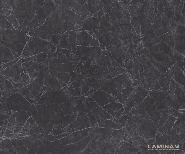 Jídelní stůl Edge 140x90 keramika Laminam®Nero Greco antracitová podnož ve tvaru "X" kovová černá - Image 3
