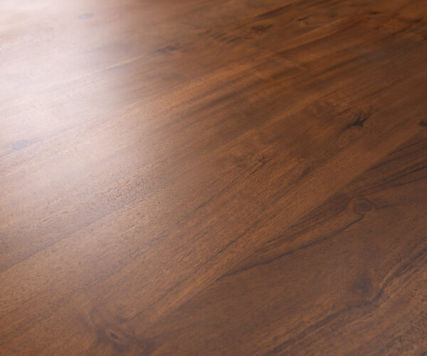 Jídelní stůl Edge 200x100 XL Akácie hnědá Troa nerezová ocel kartáčovaná Live-Edge - Image 3