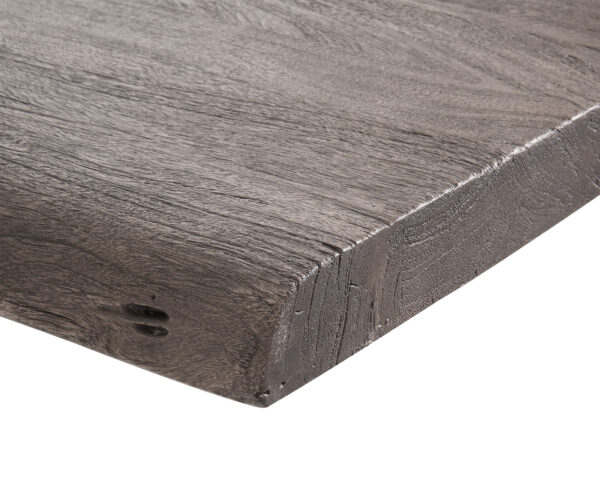 Jídelní stůl Edge 200x100 XL Acacia Platinum Troa Metal Black Live-Edge - Image 5