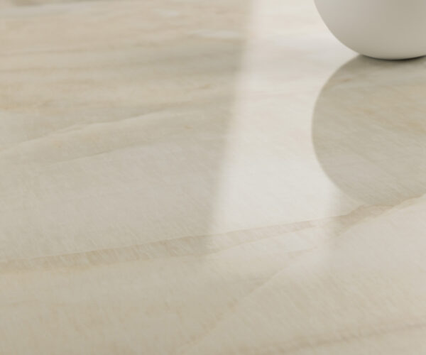 Jídelní stůl Edge 200x100 keramický Laminam® Onice Oro ?Zenthara úhlová nerezová ocel - Image 5