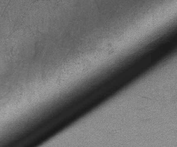 Otočná židle Pejo-Flex sametově šedá Křížový rám široký černý 360° otočný Houpací funkce Jádro z kapesních pružin - Image 3