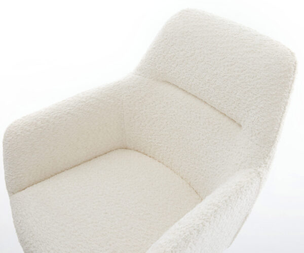 Cantilever Pejo-Flex Bouclé White Cantilever flat Graphite Kapesní pružinové jádro - Image 4